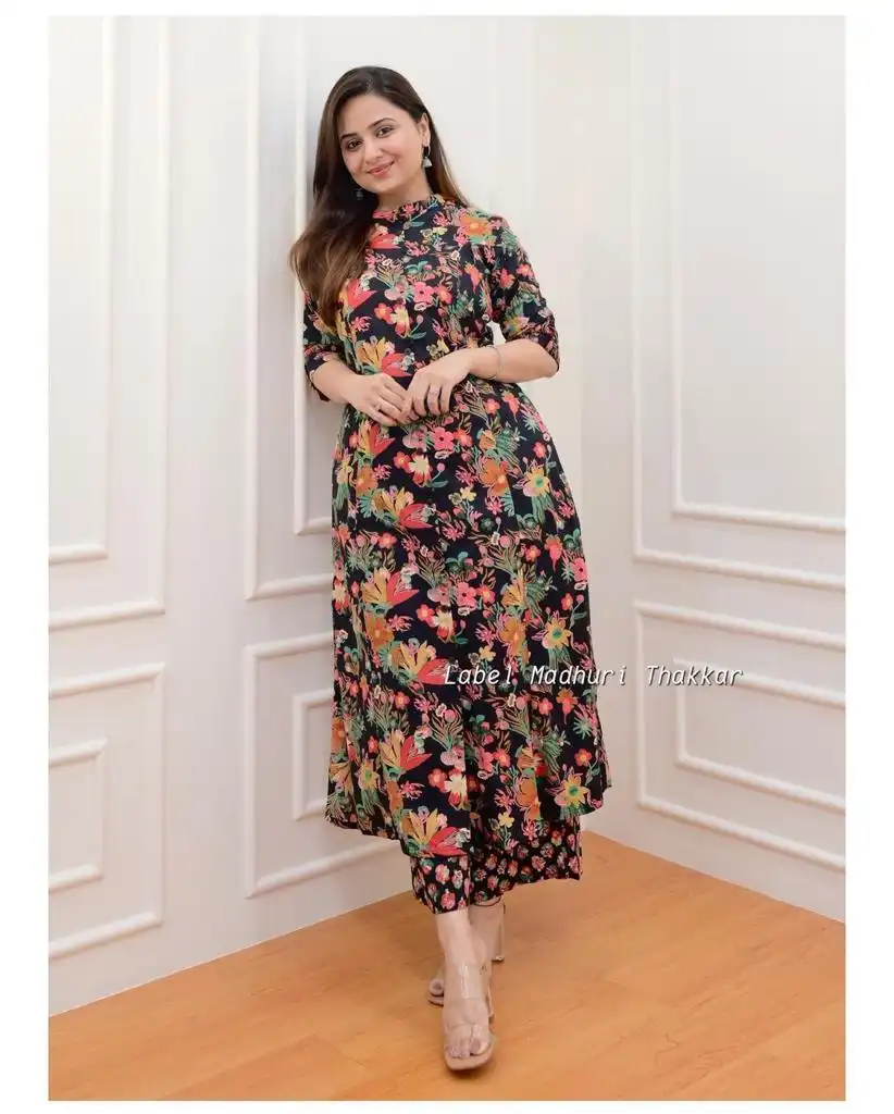 VE Angle Pure Maslin Cotton Wholesale Co-Ord Set Catalog — Wholesale Kurtis, MPA wholesale from Surat — view 3