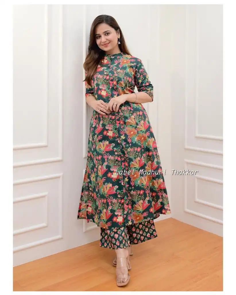 VE Angle Pure Maslin Cotton Wholesale Co-Ord Set Catalog — Wholesale Kurtis, MPA wholesale from Surat — view 4