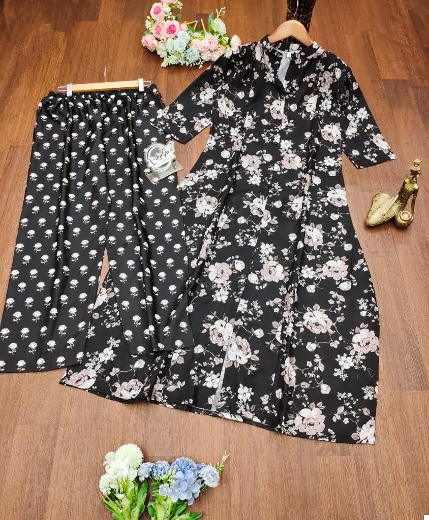 VE Angle Pure Maslin Cotton Wholesale Co-Ord Set Catalog — Wholesale Kurtis, MPA wholesale from Surat — view 7