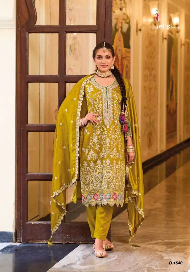 Eba Lifestyle Anokhi Premium Silk Wholesale Designer Suits Catalog — Wholesale Salwar Suits, Eba Lifestyle wholesale from Surat - Gallery Image 2