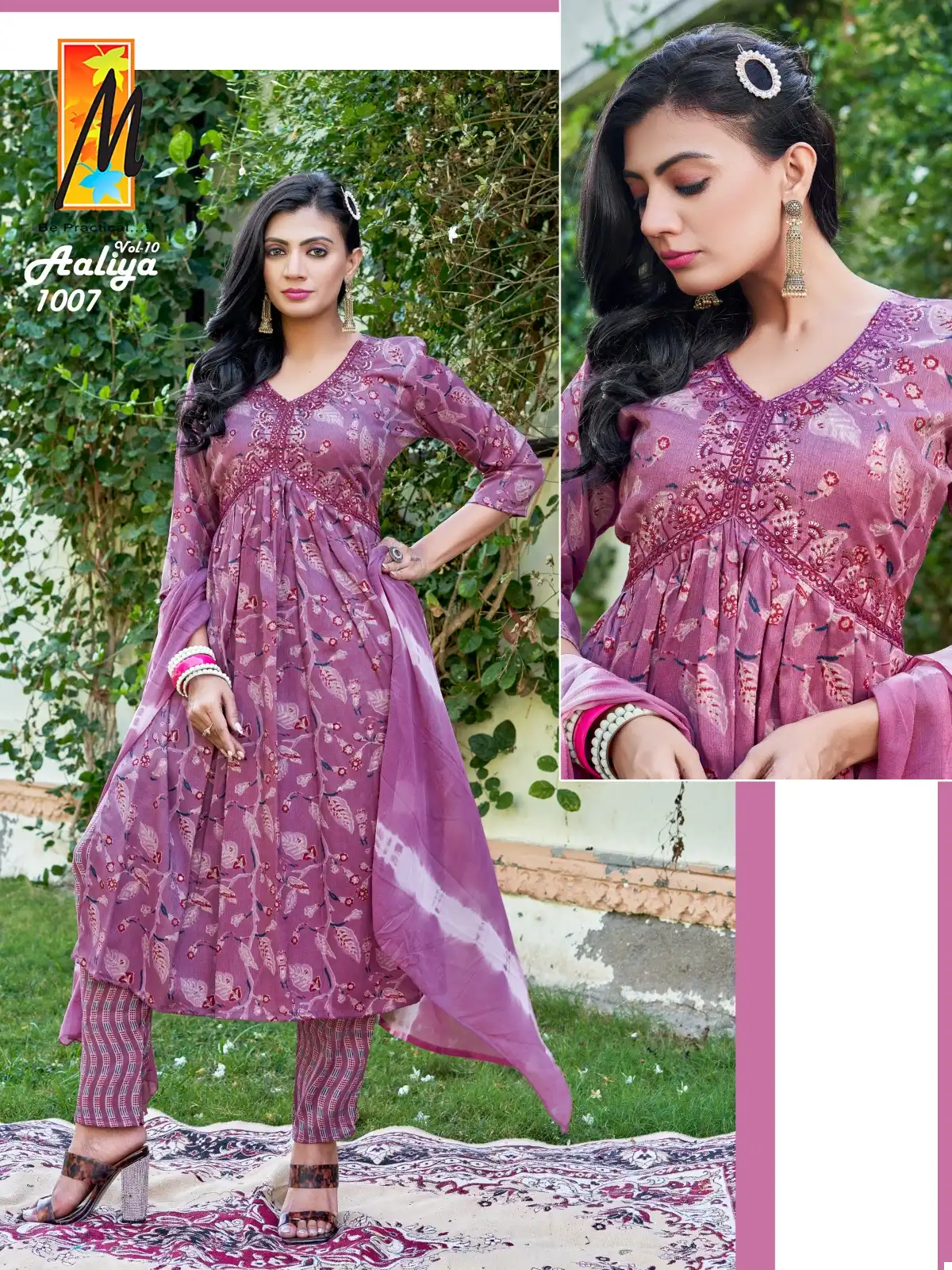 Master Aaliya Vol-10 Heavy Capsule Foil Wholesale Readymade Suits Catalog — Wholesale Salwar Suits, MPA wholesale from Surat - Gallery Image 3
