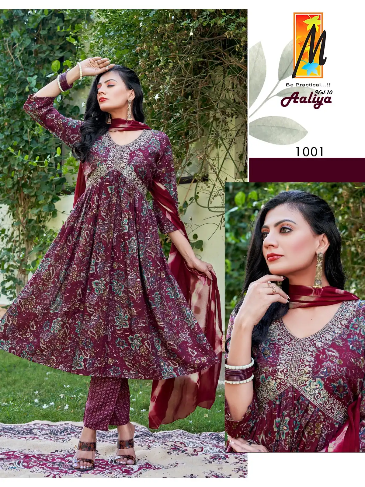 Master Aaliya Vol-10 Heavy Capsule Foil Wholesale Readymade Suits Catalog — Wholesale Salwar Suits, MPA wholesale from Surat - Gallery Image 4