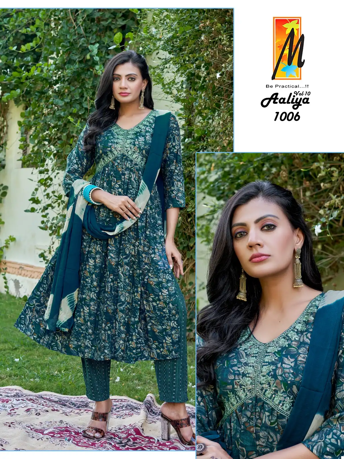 Master Aaliya Vol-10 Heavy Capsule Foil Wholesale Readymade Suits Catalog — Wholesale Salwar Suits, MPA wholesale from Surat - Gallery Image 2