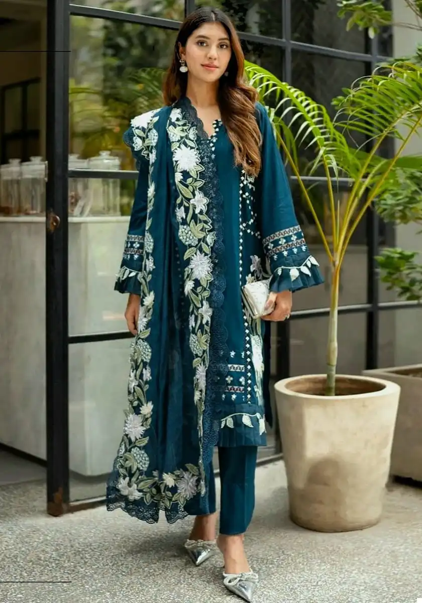 Anamsa 254 Heavy Pure Georgette Wholesale Pakistani Salwar Suit — Wholesale Salwar Suits, MPA wholesale from Surat — view 1