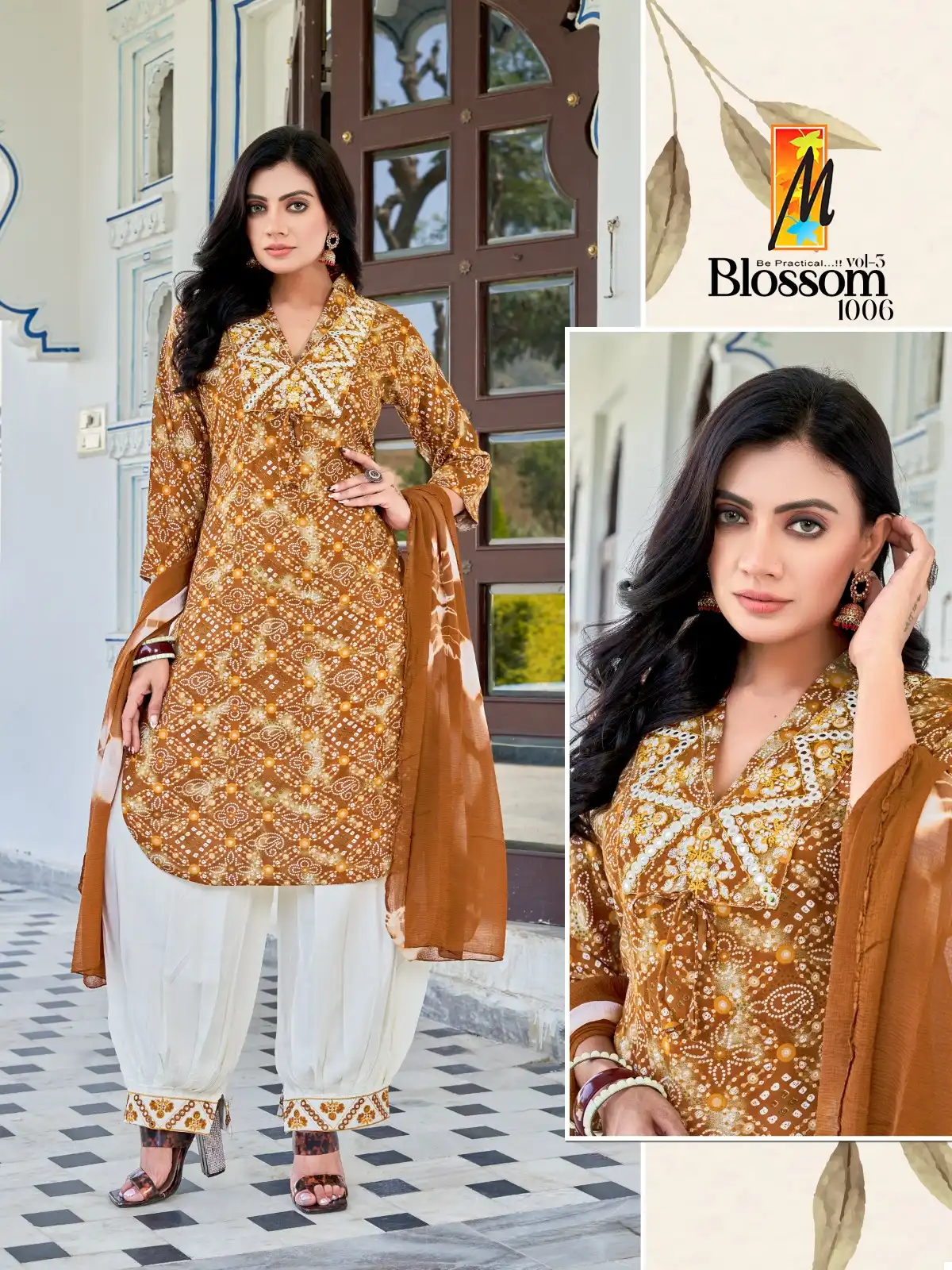 Master Blossom Vol 3 Heavy Rayon Wholesale Readymade Suits Catalog — Wholesale Salwar Suits, MPA wholesale from Surat - Gallery Image 2