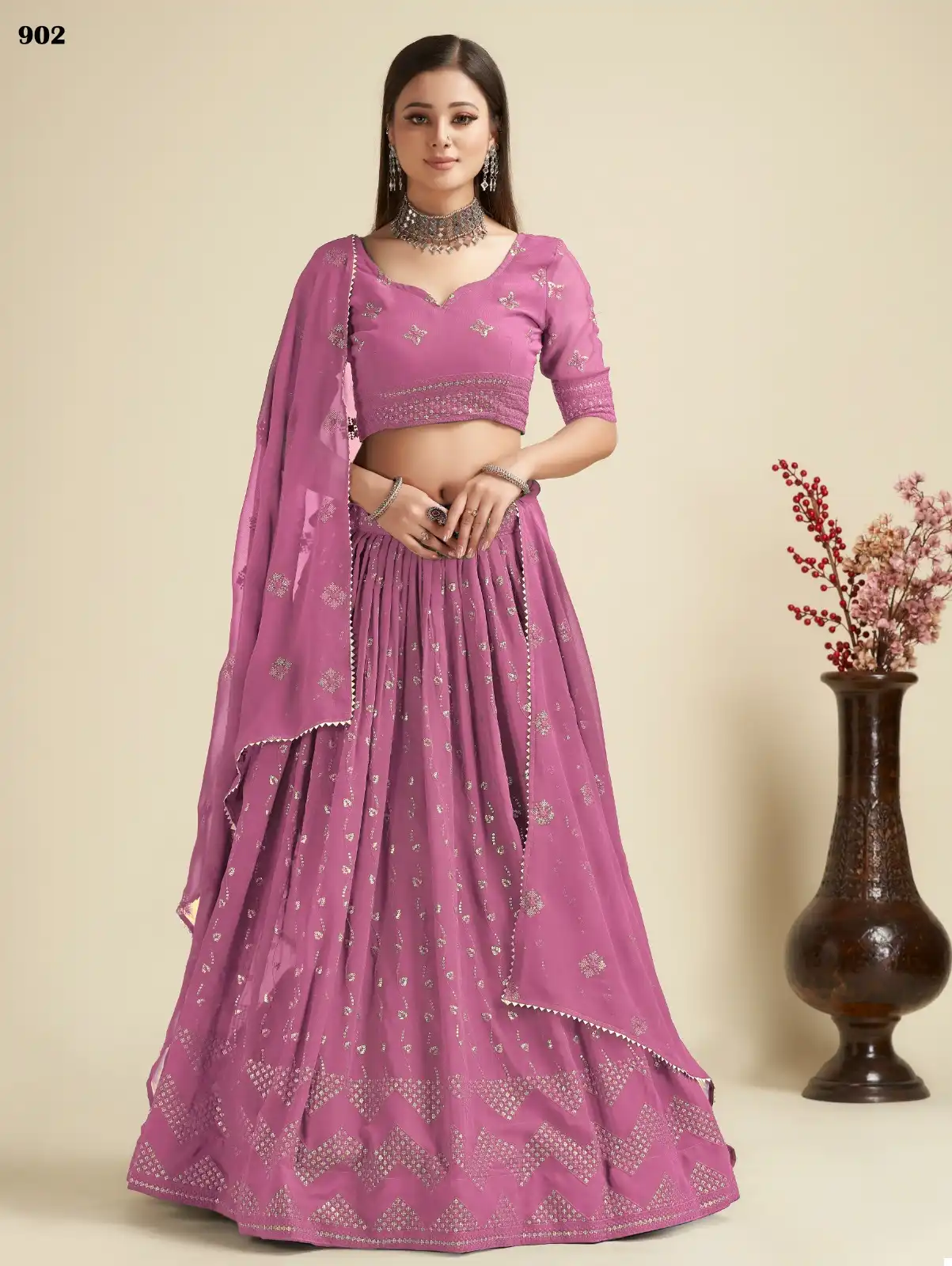 Beriston Bs Vol 09 Georgette Wholesale Lehenga — Wholesale Lehenga, MPA wholesale from Surat — view 4