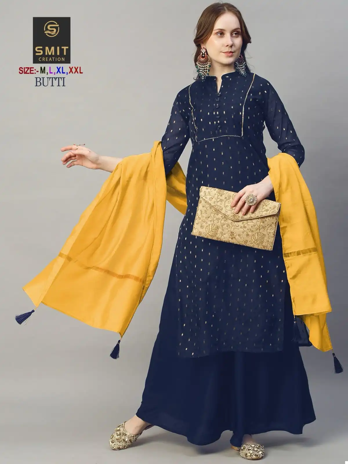 Poonam Designer Butti Modal Wholesale Fancy Readymade Salwar Suit Catalog — Wholesale Salwar Suits, MPA wholesale from Surat - Gallery Image 3