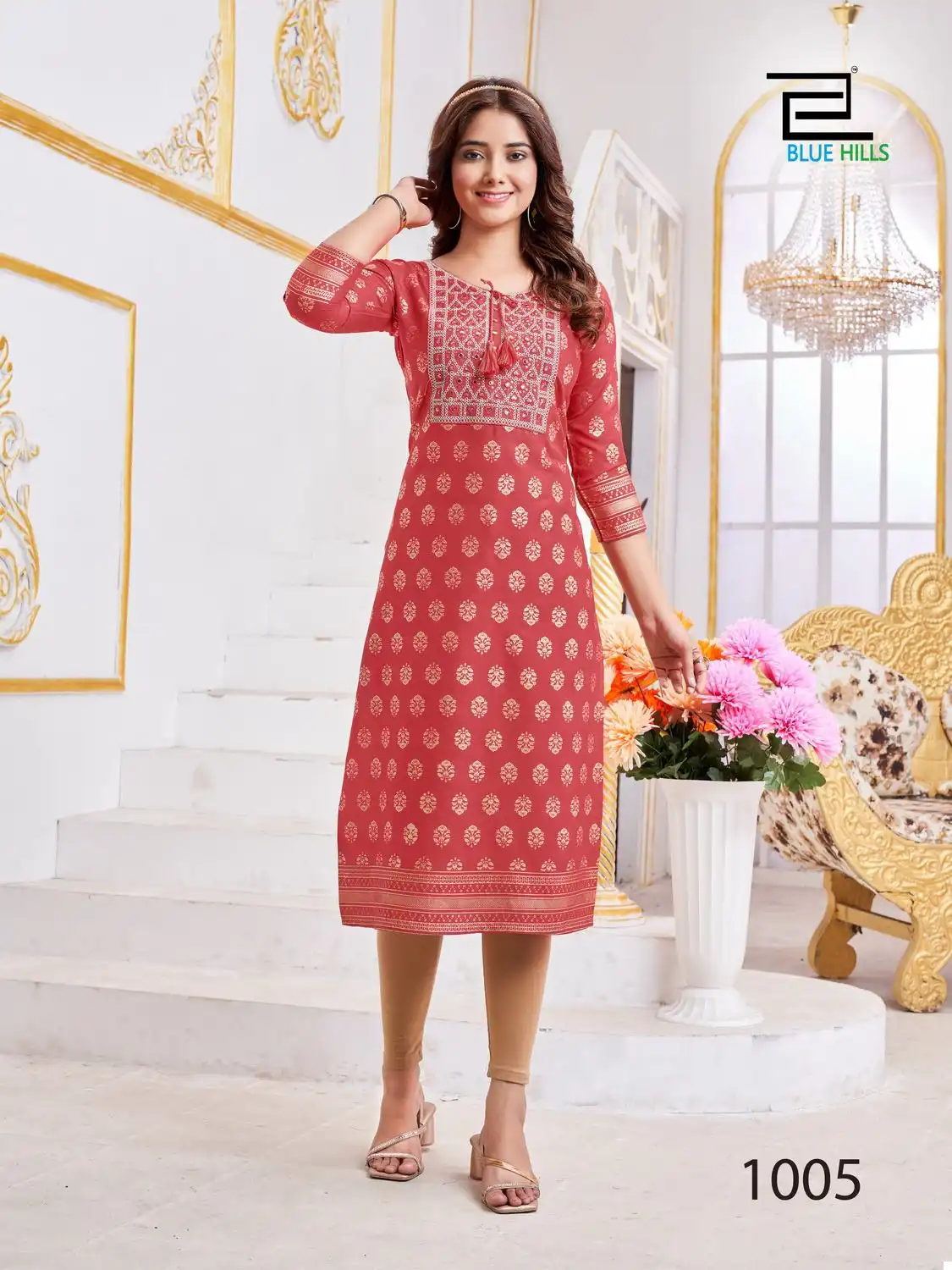 Blue Hills Big Boss Rayon 14Kg Wholesale Kurti Catalog — Wholesale Kurtis, Blue Hills wholesale from Surat - Gallery Image 6