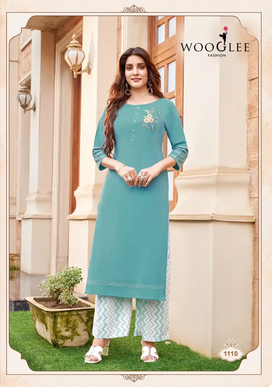 Wooglee Celebration Vol 17 Heavy Rayon Wholesale Kurti Bottom Catalog — Wholesale Kurtis, MPA wholesale from Surat - Gallery Image 2