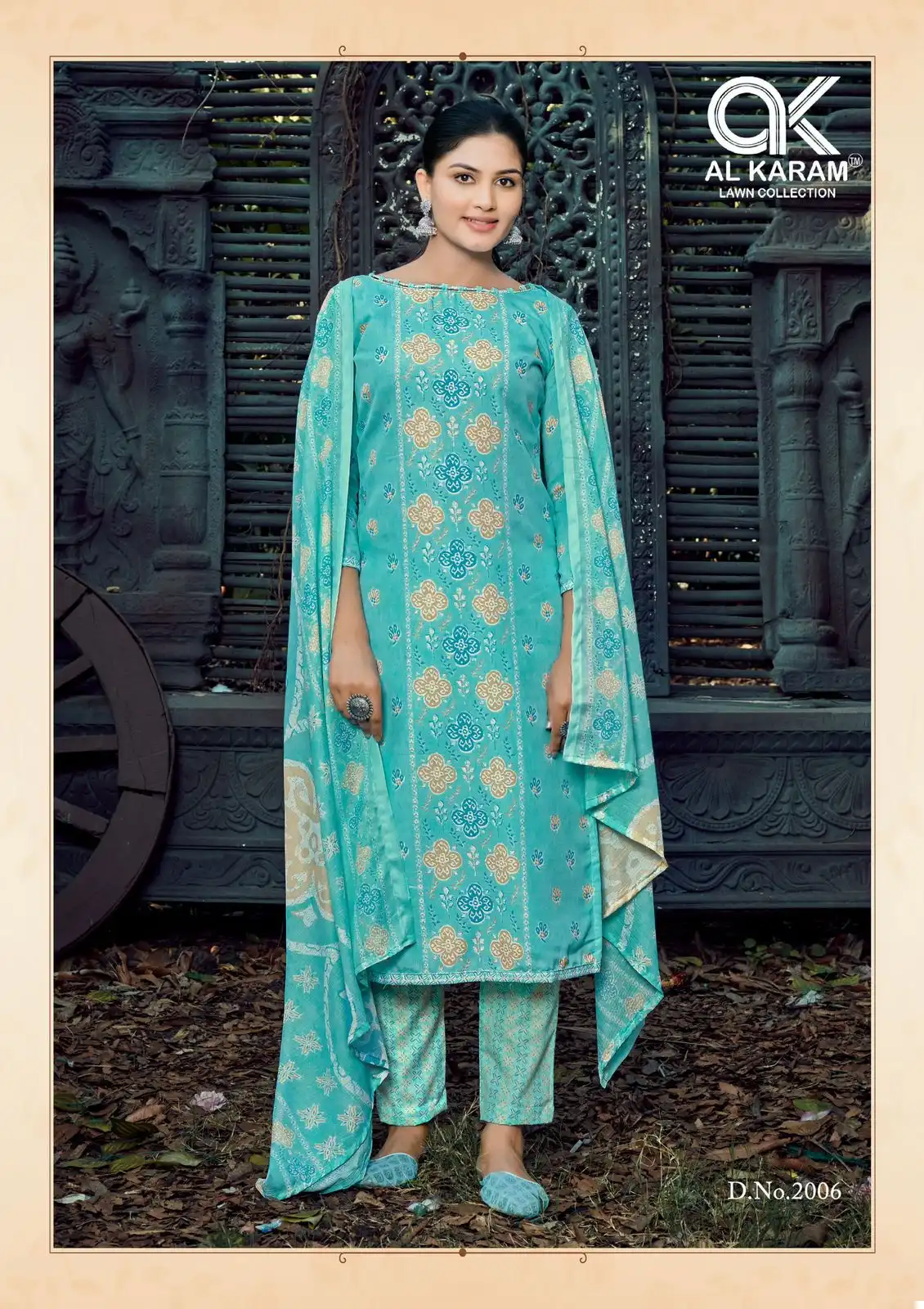 Al Karam Charizma Signature Print Vol 2 Cotton Wholesale Pakistani Salwar Suit Catalog — Wholesale Salwar Suits, Alkaram wholesale from Surat - Gallery Image 12