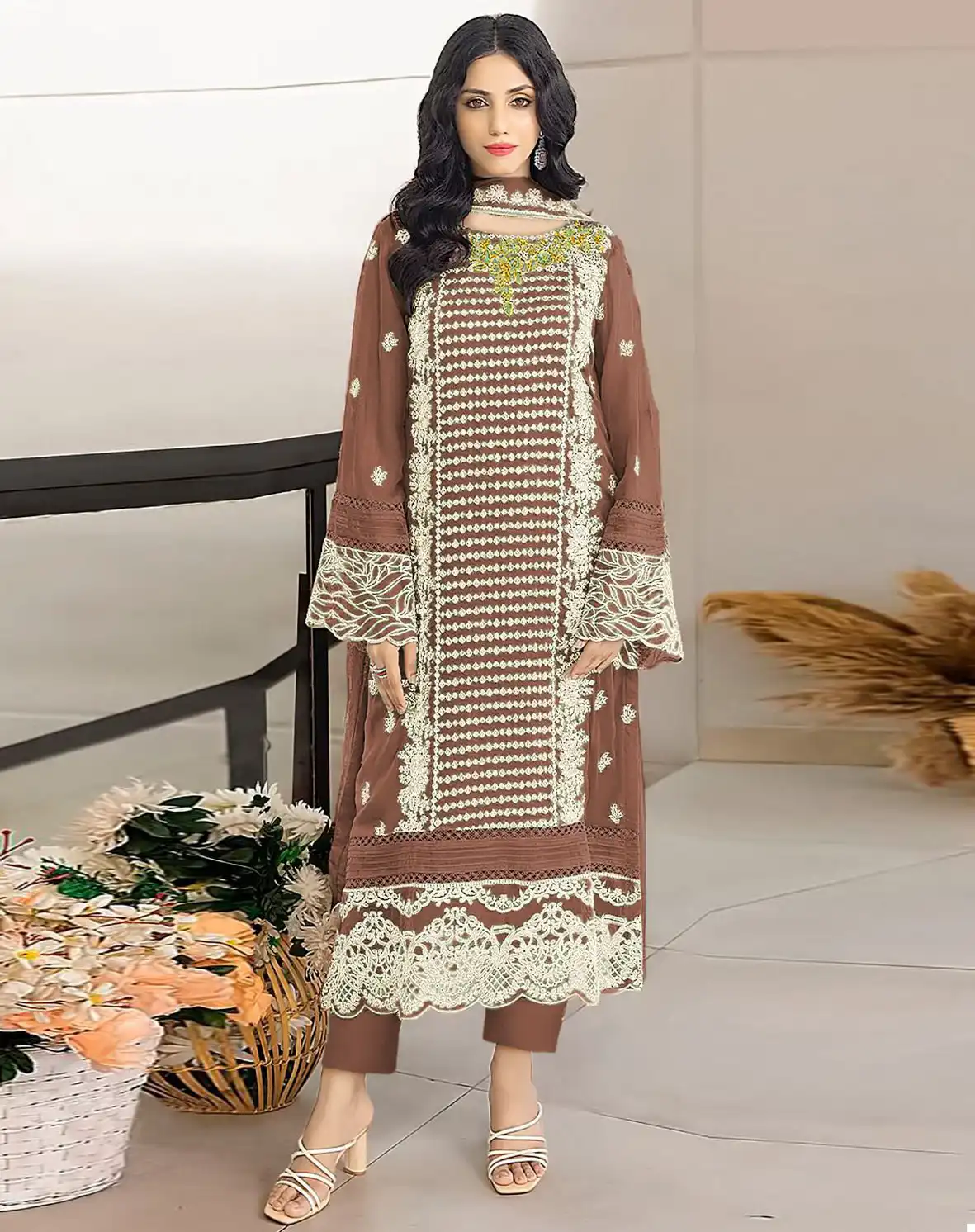 Deepsy 2029 Georgette Wholesale Pakistani Suit Catalog — Wholesale Salwar Suits, MPA wholesale from Surat — view 1