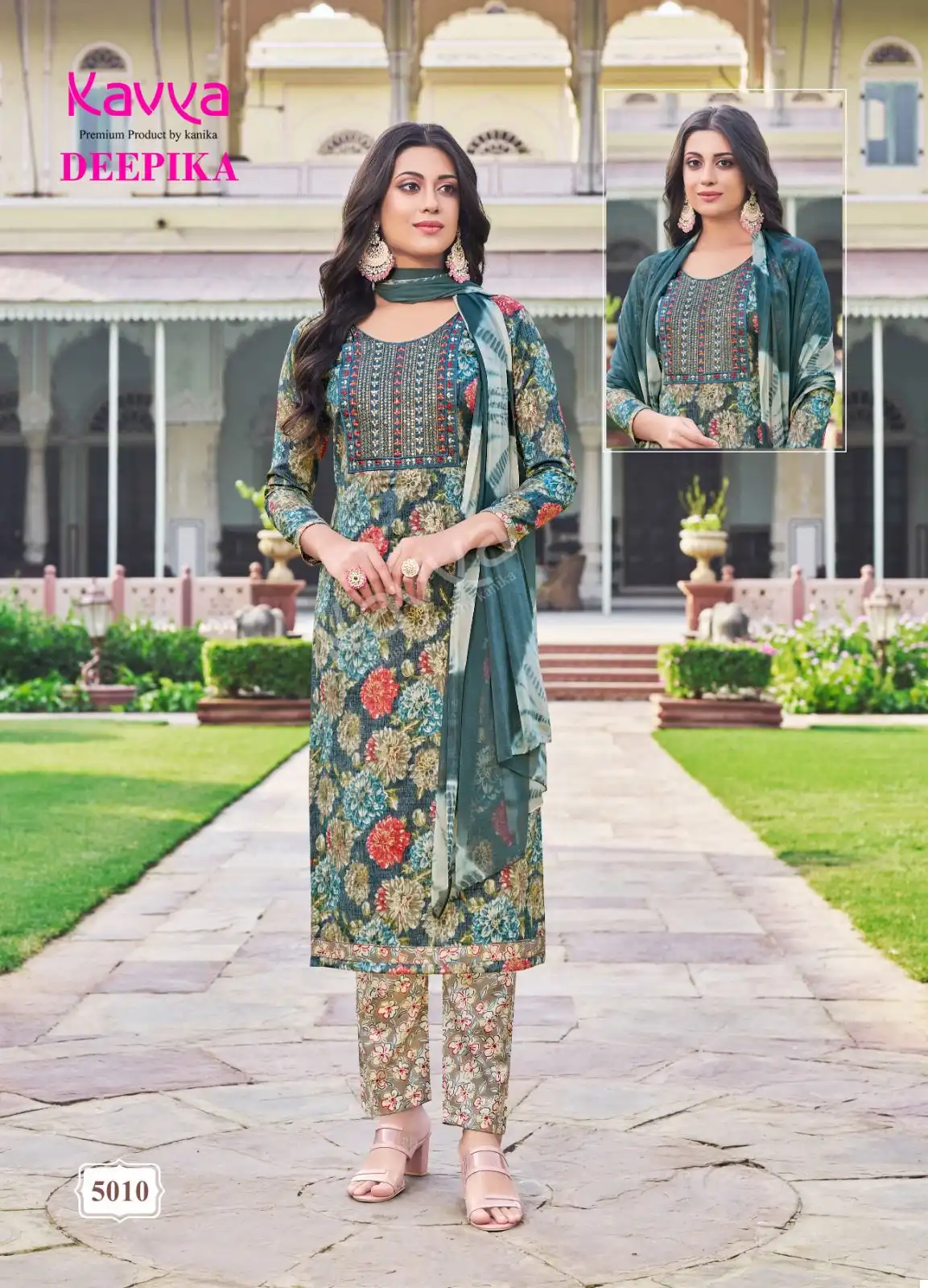 Kavya Deepika Vol 5 Rayon Wholesale Readymade Salwar Suit Catalog — Wholesale Salwar Suits, MPA wholesale from Surat - Gallery Image 10