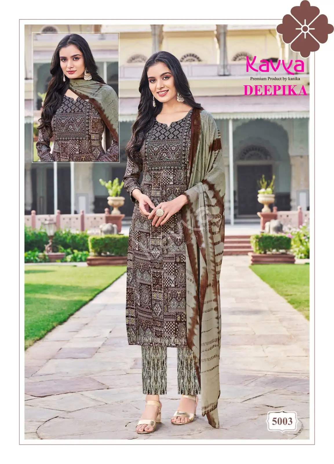 Kavya Deepika Vol 5 Rayon Wholesale Readymade Salwar Suit Catalog — Wholesale Salwar Suits, MPA wholesale from Surat - Gallery Image 4