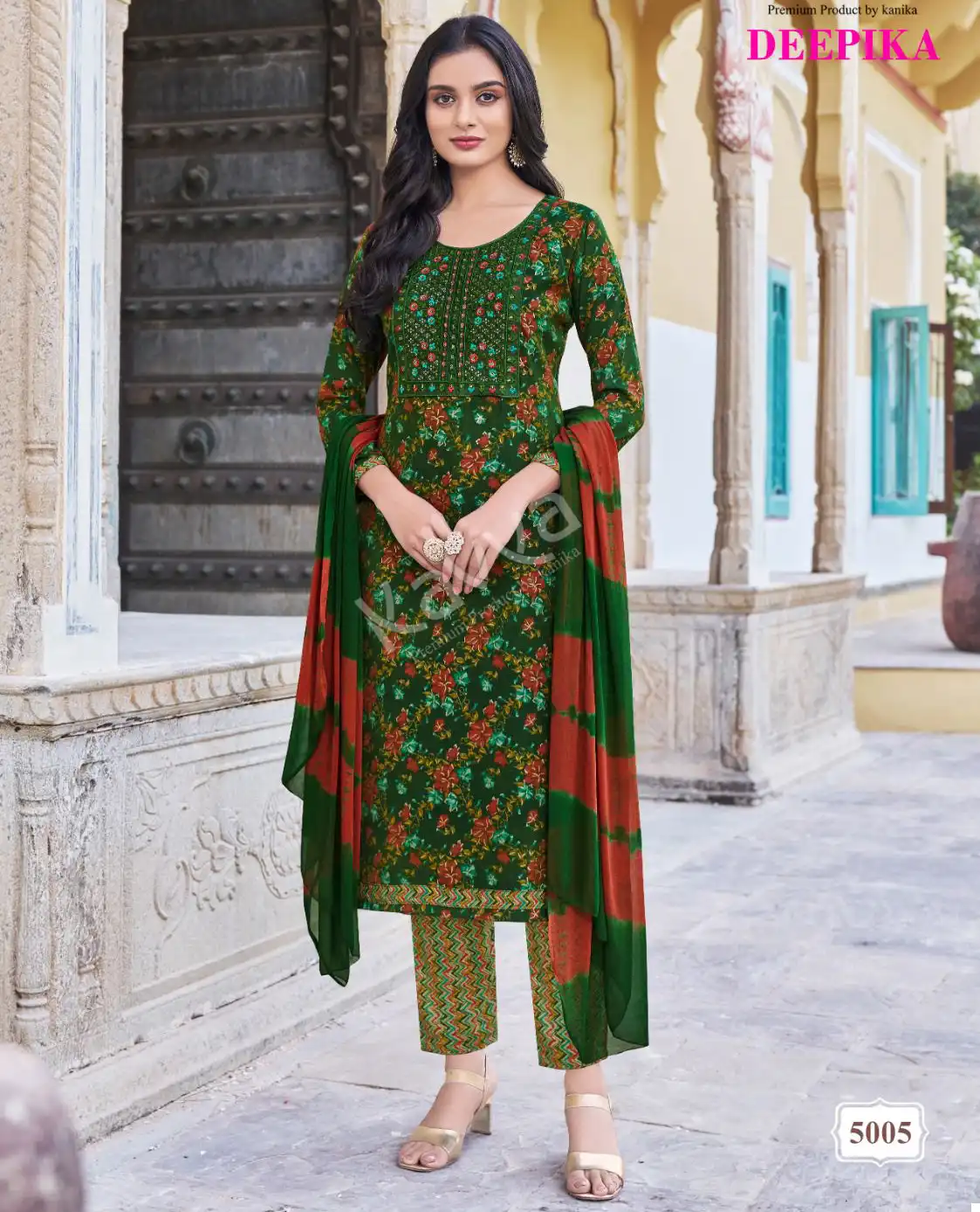Kavya Deepika Vol 5 Rayon Wholesale Readymade Salwar Suit Catalog — Wholesale Salwar Suits, MPA wholesale from Surat — view 1