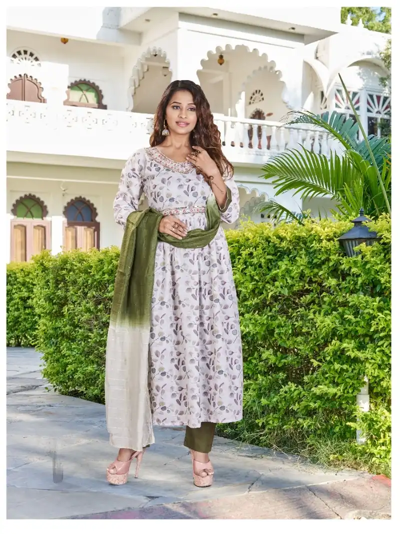 Rung Digi Girl Heavy Digital Print Linen Rayon Wholesale Readymade Salwar Suit Catalog — Wholesale Salwar Suits, MPA wholesale from Surat - Gallery Image 6
