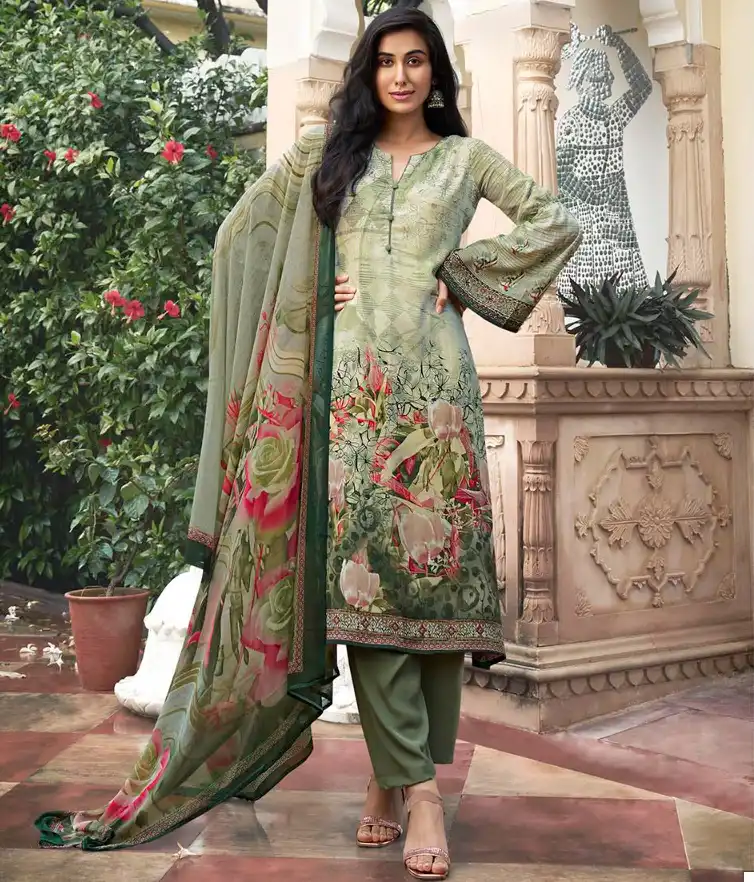 Vishwam Espresso Crepe Wholesale Salwar Suit Catalog — Wholesale Salwar Suits, MPA wholesale from Surat — Photo 13