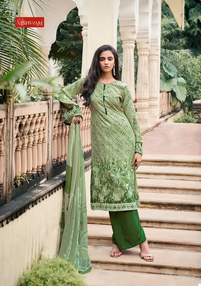 Vishwam Espresso Crepe Wholesale Salwar Suit Catalog — Wholesale Salwar Suits, MPA wholesale from Surat — Photo 4