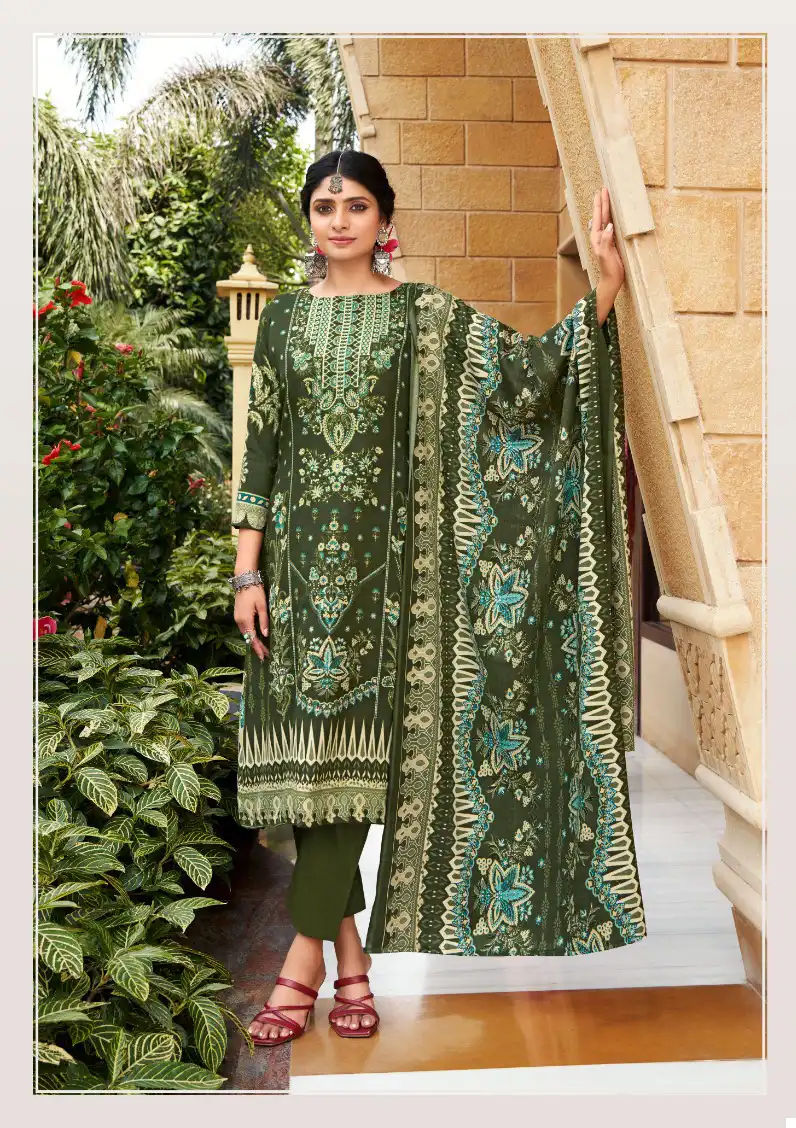 Levisha Femina Vol 8 Pure Pashmina Wholesale Pakistani Winter Wear Salwar Suit Catalog — Wholesale Salwar Suits, Levisha wholesale from Surat - Gallery Image 3