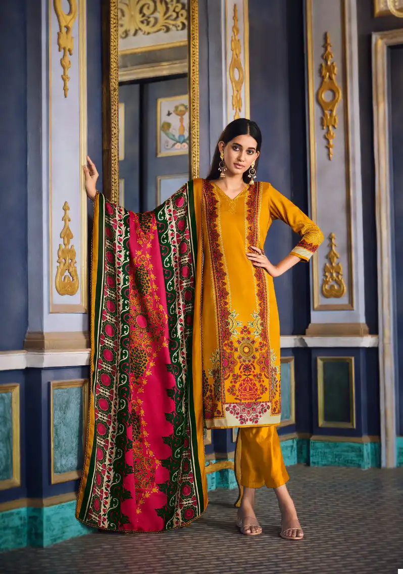 Zulfat Designer Firdaus Pashmina Wholesale Winter Wear Salwar Suit Catalog — Wholesale Salwar Suits, MPA wholesale from Surat — view 3