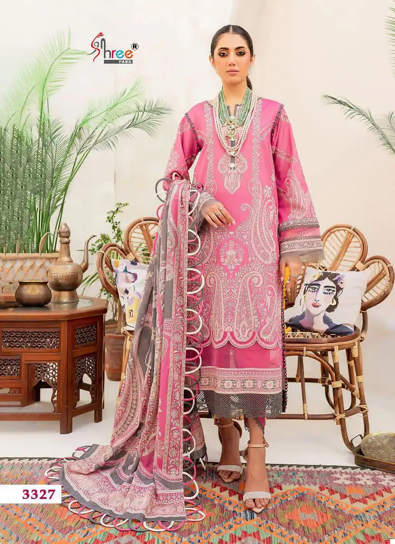 Shree Fabs Firdous Winter Collection 23 Heavy Pashmina Print Wholesale Winter Wear Pakistani Salwar Suit Catalog - Image 9