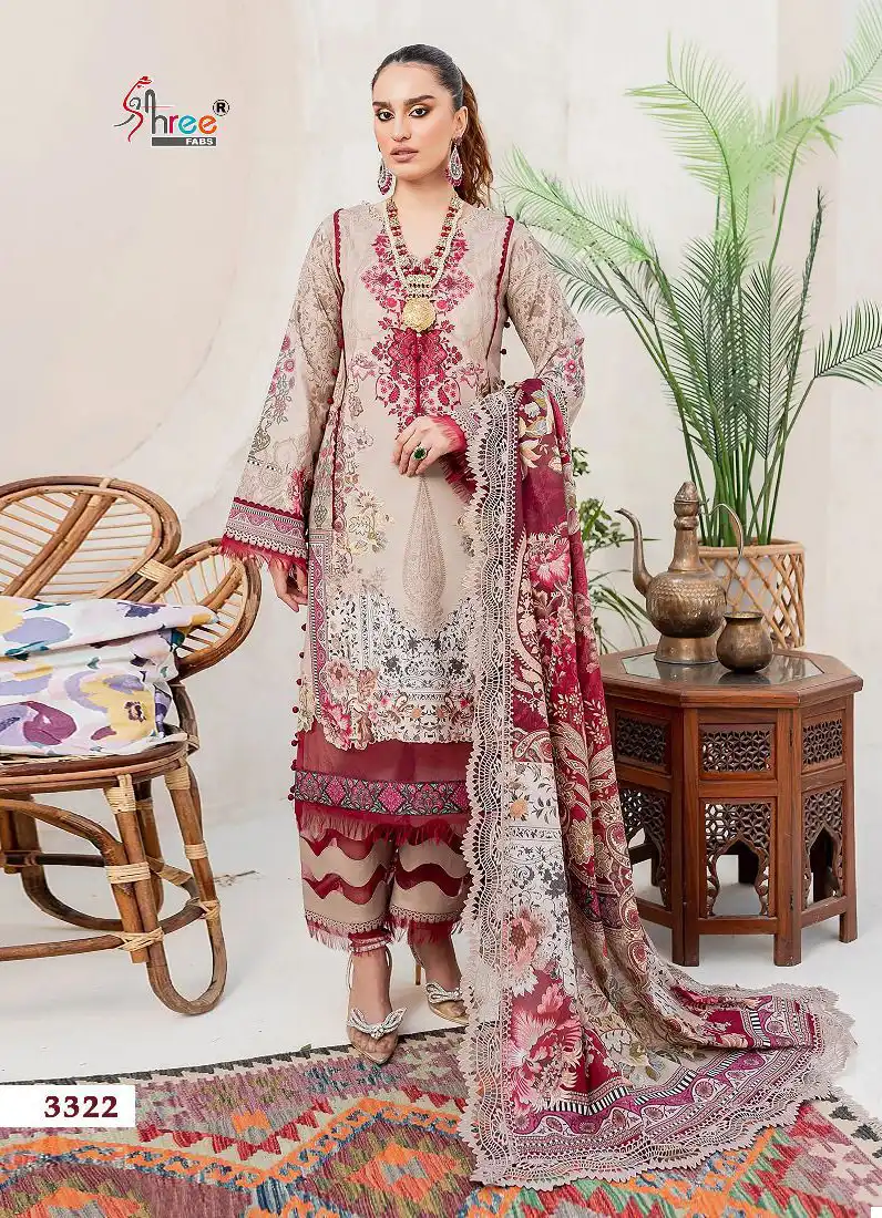 Shree Fabs Firdous Winter Collection 23 Heavy Pashmina Print Wholesale Winter Wear Pakistani Salwar Suit Catalog - Image 3