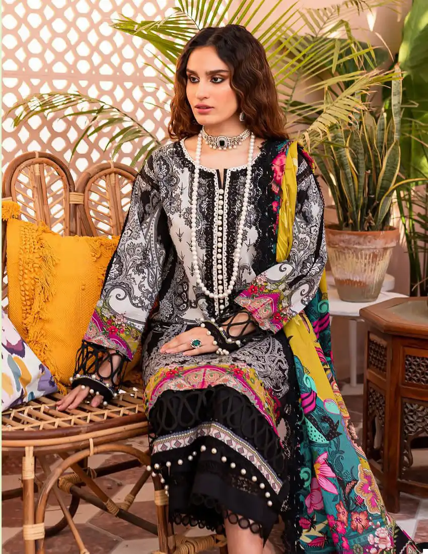 Shree Fabs Firdous Winter Collection 23 Heavy Pashmina Print Wholesale Winter Wear Pakistani Salwar Suit Catalog - Image 8