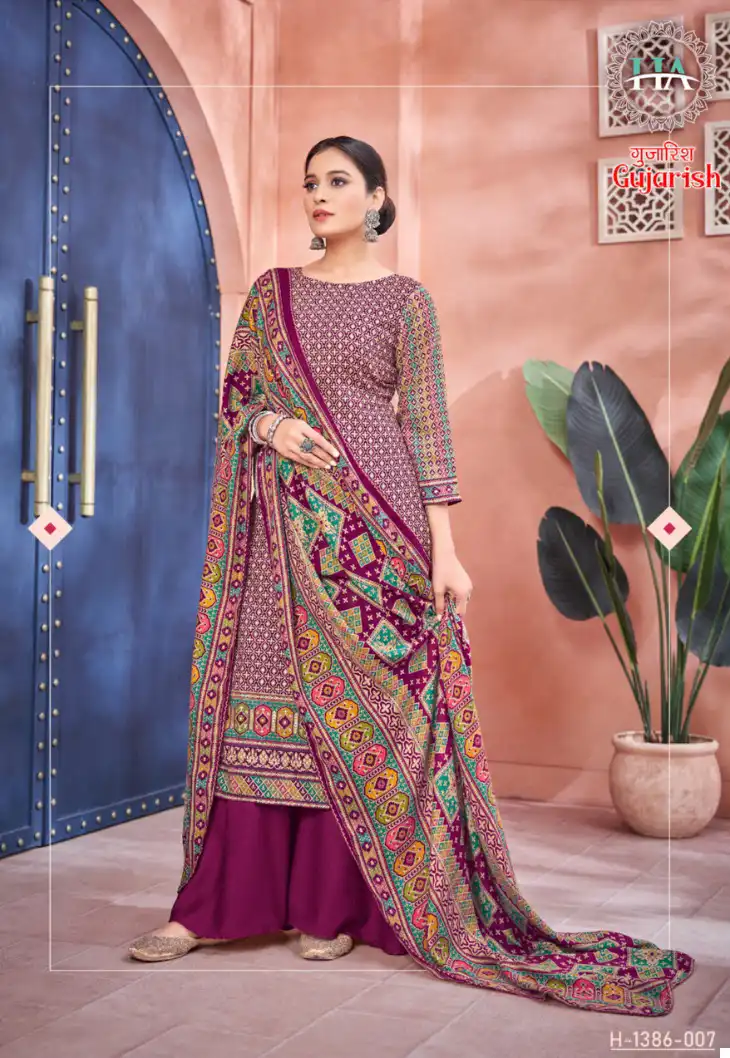 Harshit Fashion Gujarish Pashmina Wholesale Winter Wear Salwar Suit Catalog — Wholesale Salwar Suits, MPA wholesale from Surat - Gallery Image 5