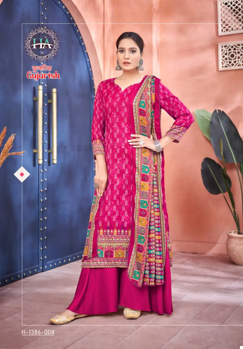Harshit Fashion Gujarish Pashmina Wholesale Winter Wear Salwar Suit Catalog — Wholesale Salwar Suits, MPA wholesale from Surat - Gallery Image 6