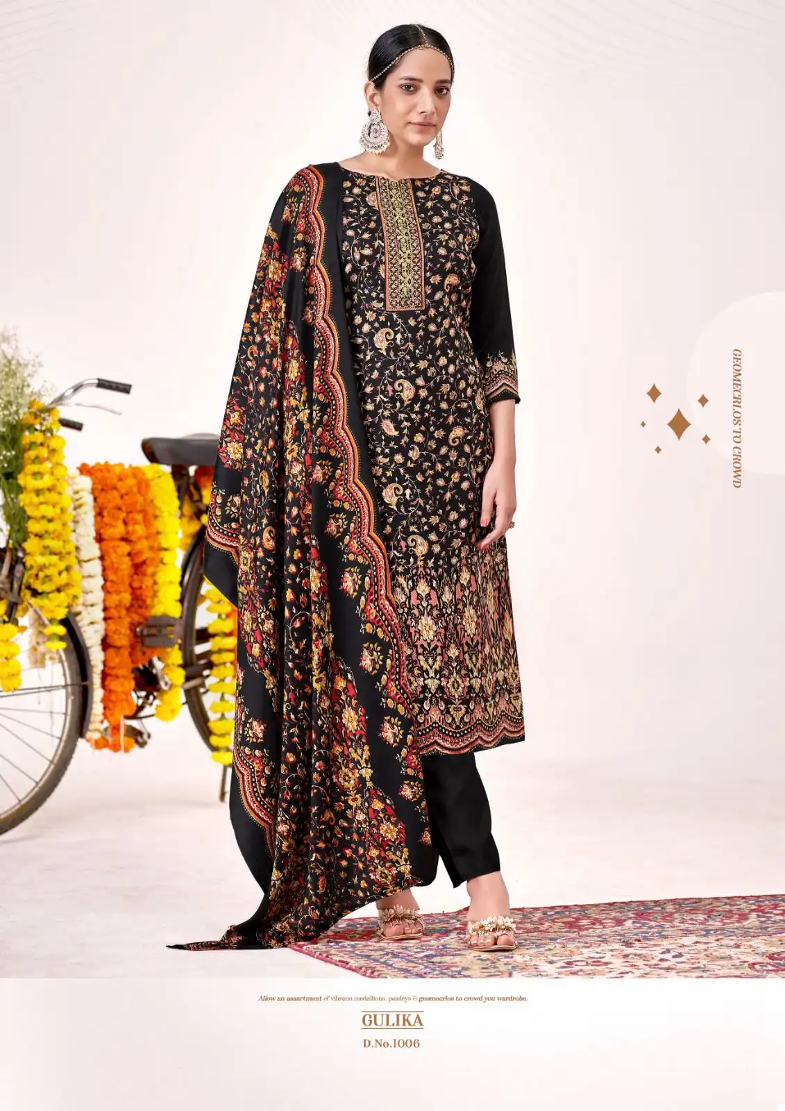 Roli Moli Gulika Heavy Pashmina Wholesale Woolen Suits Catalog — Wholesale Salwar Suits, MPA wholesale from Surat - Gallery Image 6