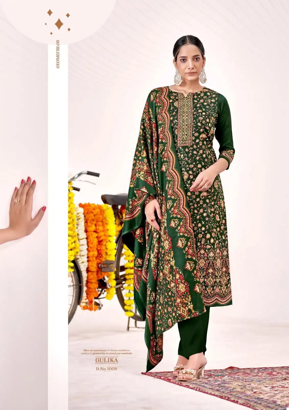 Roli Moli Gulika Heavy Pashmina Wholesale Woolen Suits Catalog — Wholesale Salwar Suits, MPA wholesale from Surat - Gallery Image 7