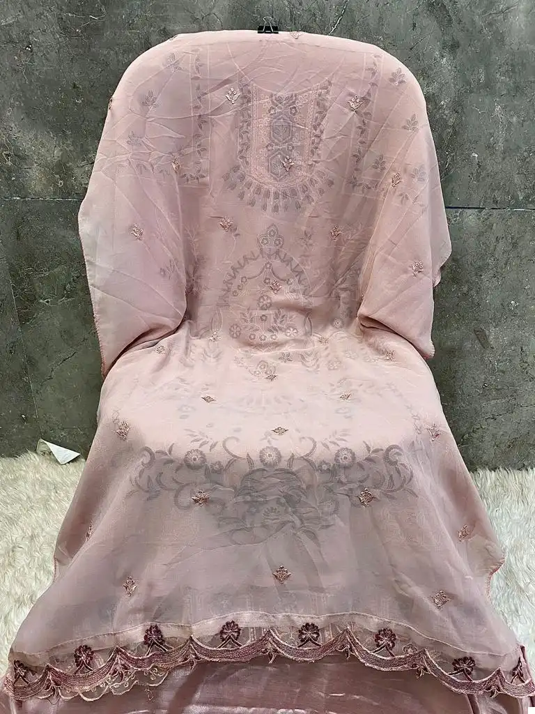 Hoor Tex H-151 Faux Georgette Wholesale Pakistani Suits Catalog — Wholesale Salwar Suits, MPA wholesale from Surat - Gallery Image 12