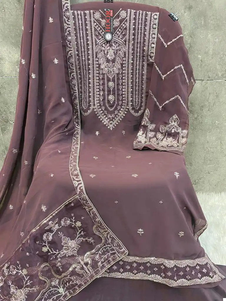 Hoor Tex H 170 Faux Georgette Wholesale Pakistani Salwar Suit — Wholesale Salwar Suits, MPA wholesale from Surat - Gallery Image 6