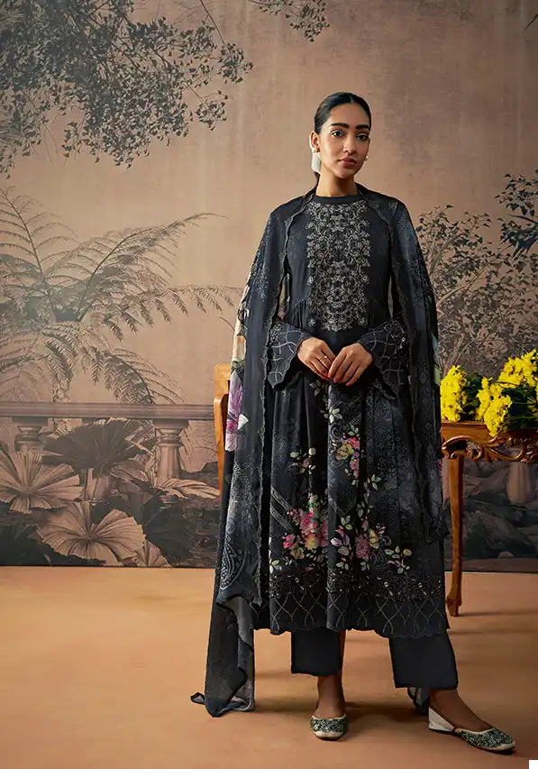 Kimora Heer Adaab Pure Masline Silk Wholesale Fancy Salwar Suit Catalog — Wholesale Salwar Suits, MPA wholesale from Surat - Gallery Image 5