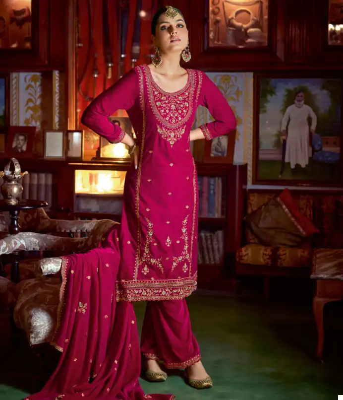 Alok Suits Heritage Velvet Wholesale Designer Winter Wear Salwar Suit Catalog — Wholesale Salwar Suits, Alok Suit wholesale from Surat — view 1