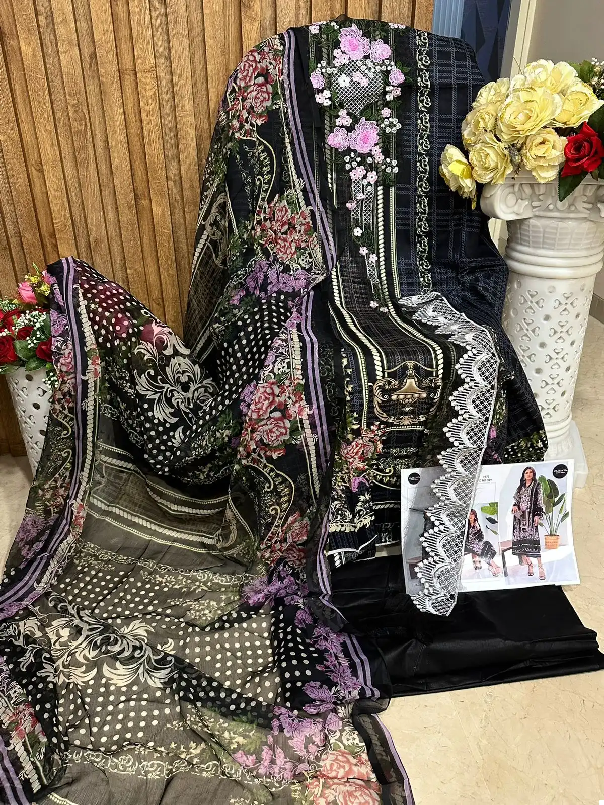 Mehboob Tex Jade Solitaire 04 Pure Cotton Wholesale Pakistani Suit Catalog — Wholesale Salwar Suits, MPA wholesale from Surat - Gallery Image 5