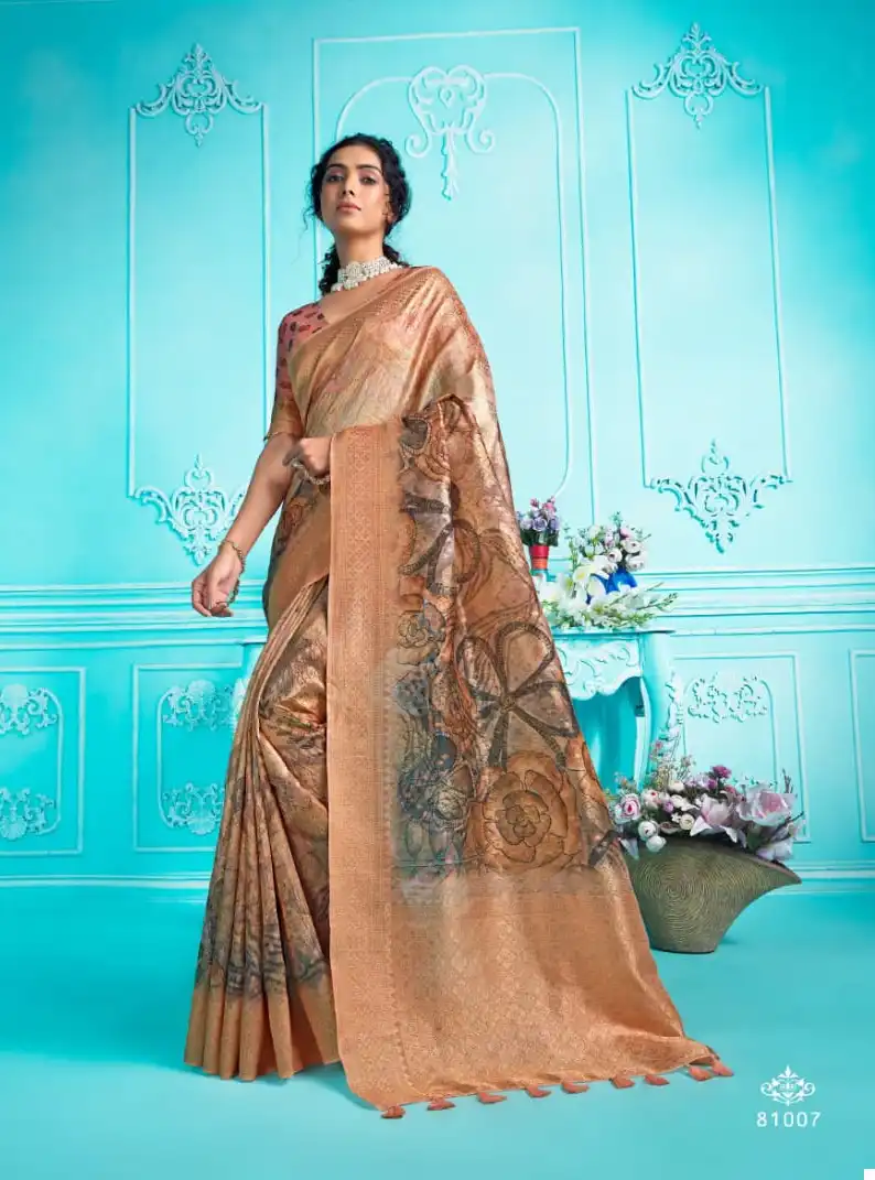 Joh Rivaaj Jarosa Organza Wholesale Fancy Sarees — Wholesale Sarees, MPA wholesale from Surat — view 3