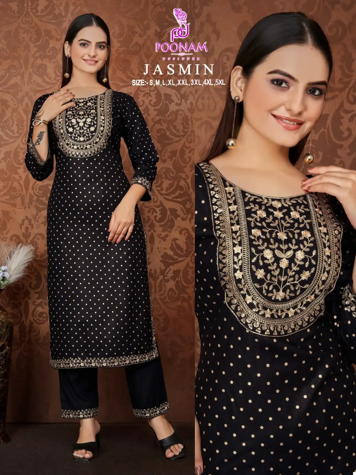 Avc Creation Jasmin Rayon Wholesale Fancy Kurtis Catalog — Wholesale Kurtis, MPA wholesale from Surat - Gallery Image 3
