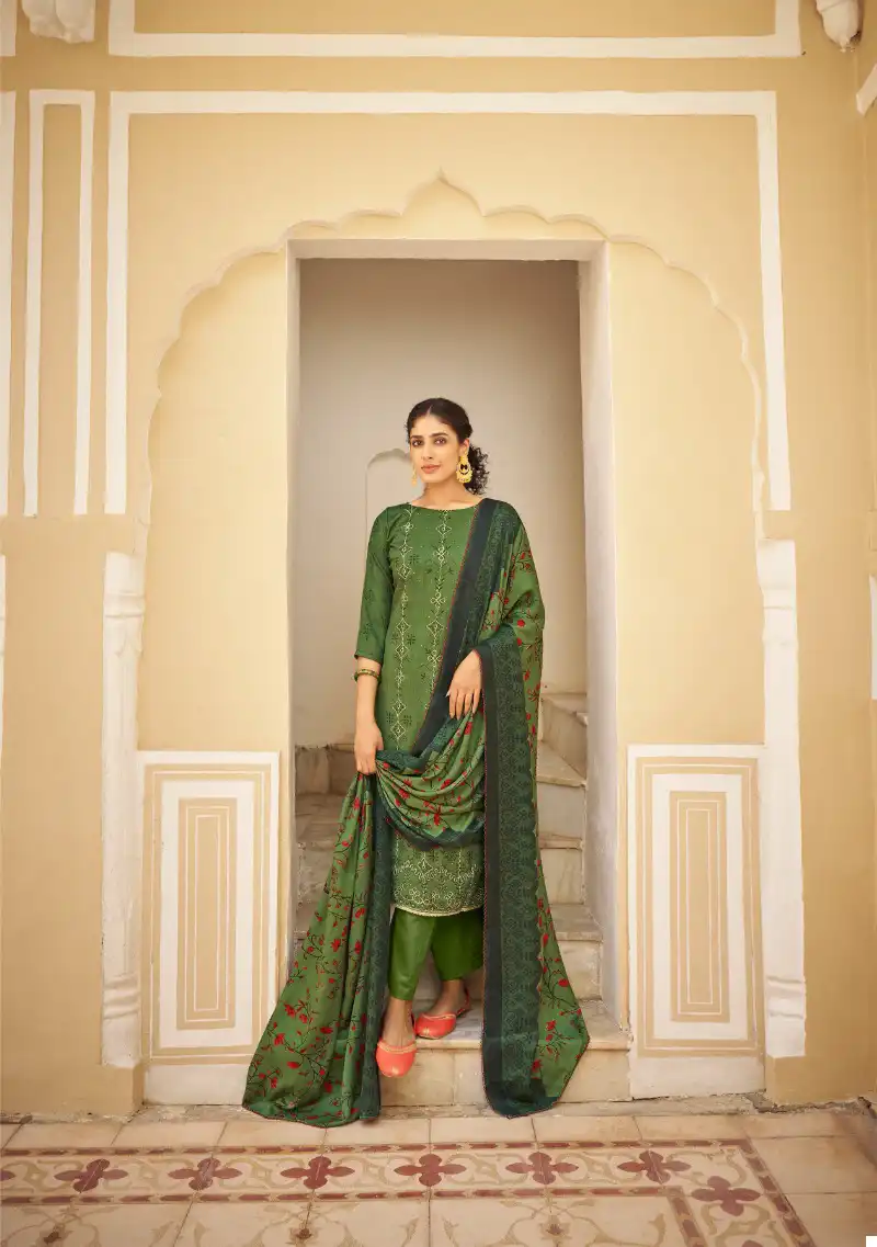 Radhika Fashion Jasmine Pashmina Wholesale Winter Wear Salwar Suit Catalog — Wholesale Salwar Suits, MPA wholesale from Surat - Gallery Image 2