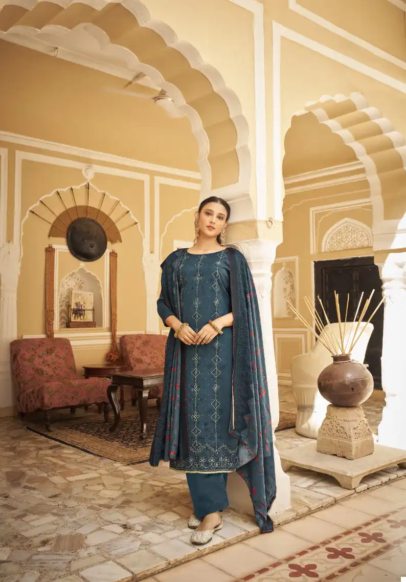 Radhika Fashion Jasmine Pashmina Wholesale Winter Wear Salwar Suit Catalog — Wholesale Salwar Suits, MPA wholesale from Surat - Gallery Image 3