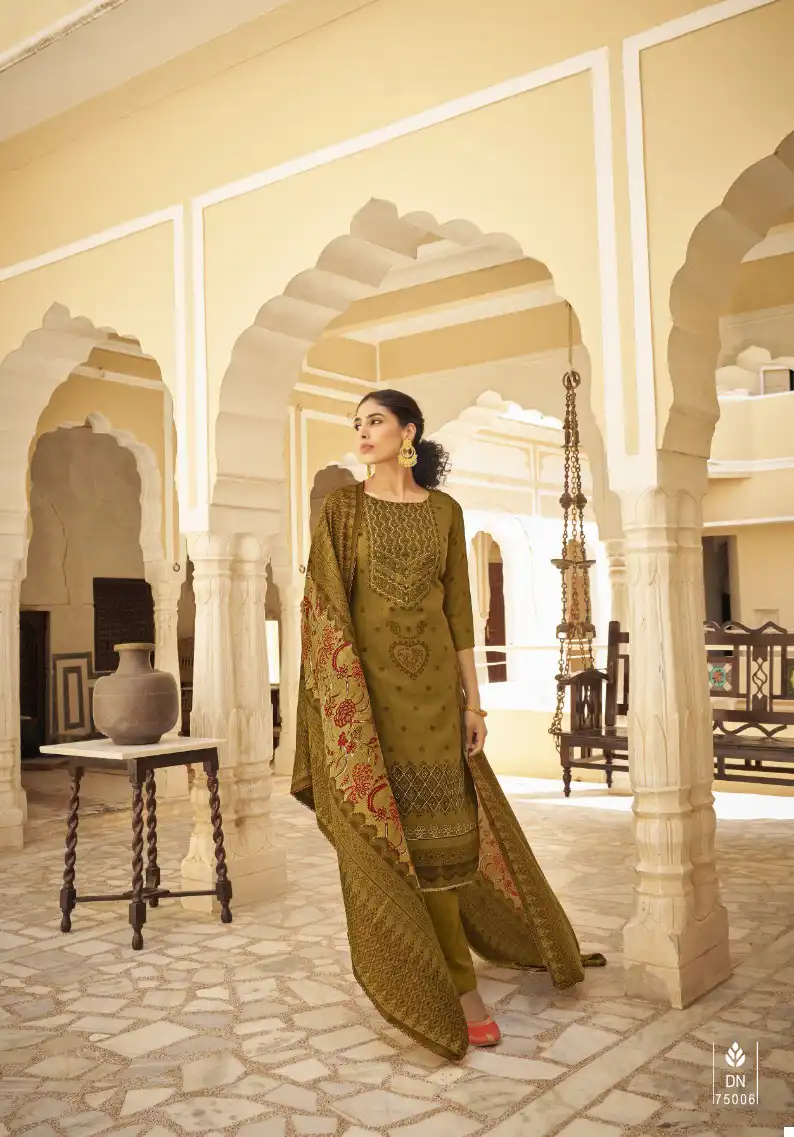 Radhika Fashion Jasmine Pashmina Wholesale Winter Wear Salwar Suit Catalog — Wholesale Salwar Suits, MPA wholesale from Surat - Gallery Image 4