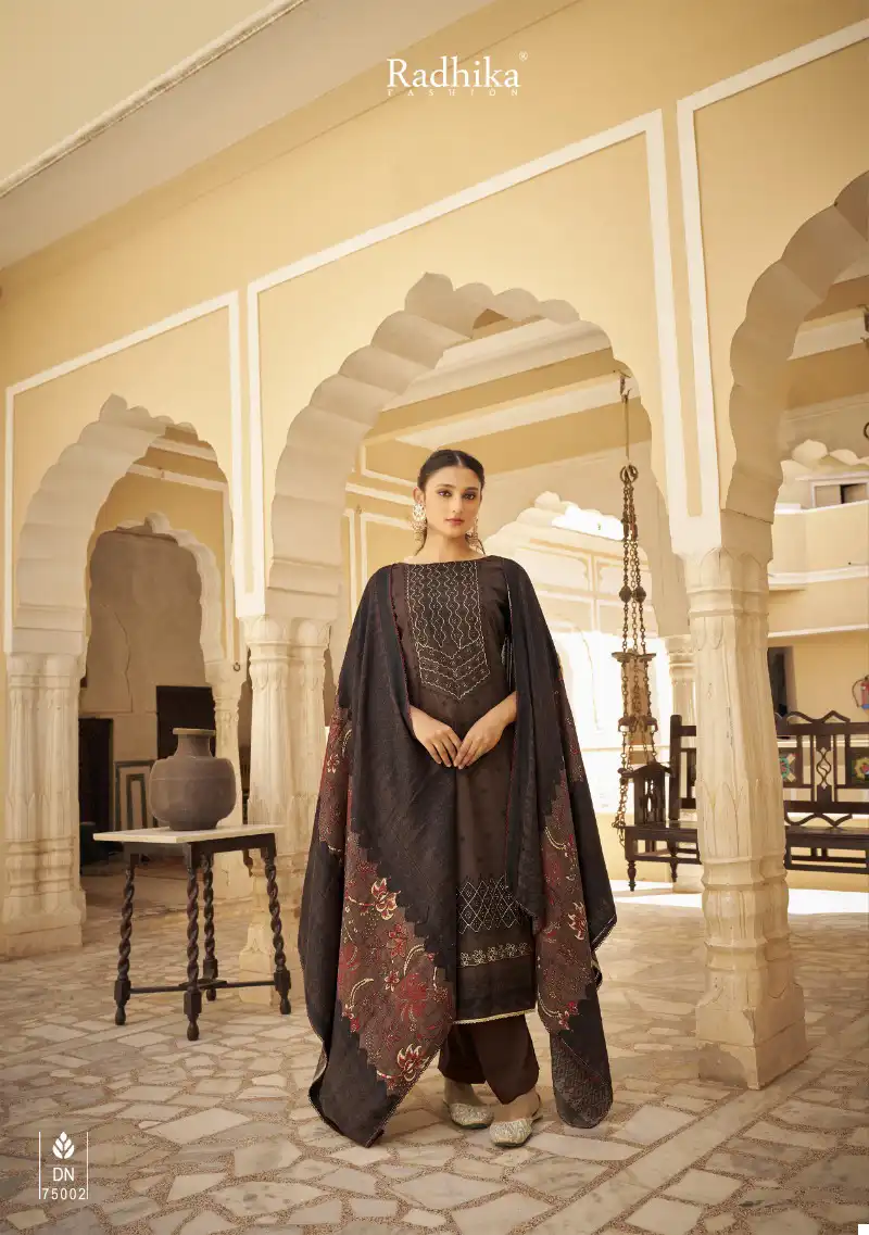 Radhika Fashion Jasmine Pashmina Wholesale Winter Wear Salwar Suit Catalog — Wholesale Salwar Suits, MPA wholesale from Surat - Gallery Image 5