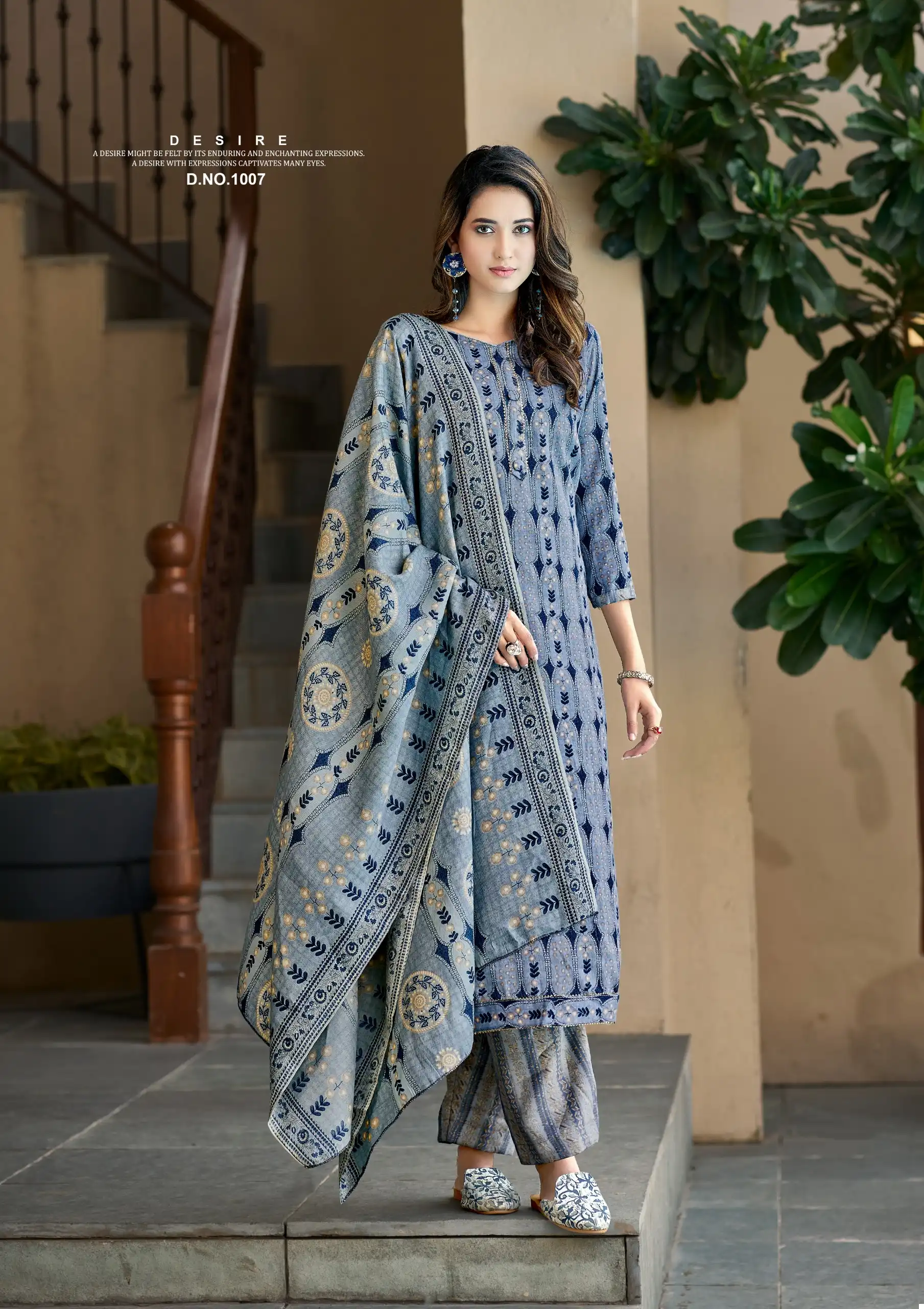 Roli Moli Jasmine Pashmina Wholesale Fancy Winter Wear Salwar Suit Catalog — Wholesale Salwar Suits, MPA wholesale from Surat - Gallery Image 7