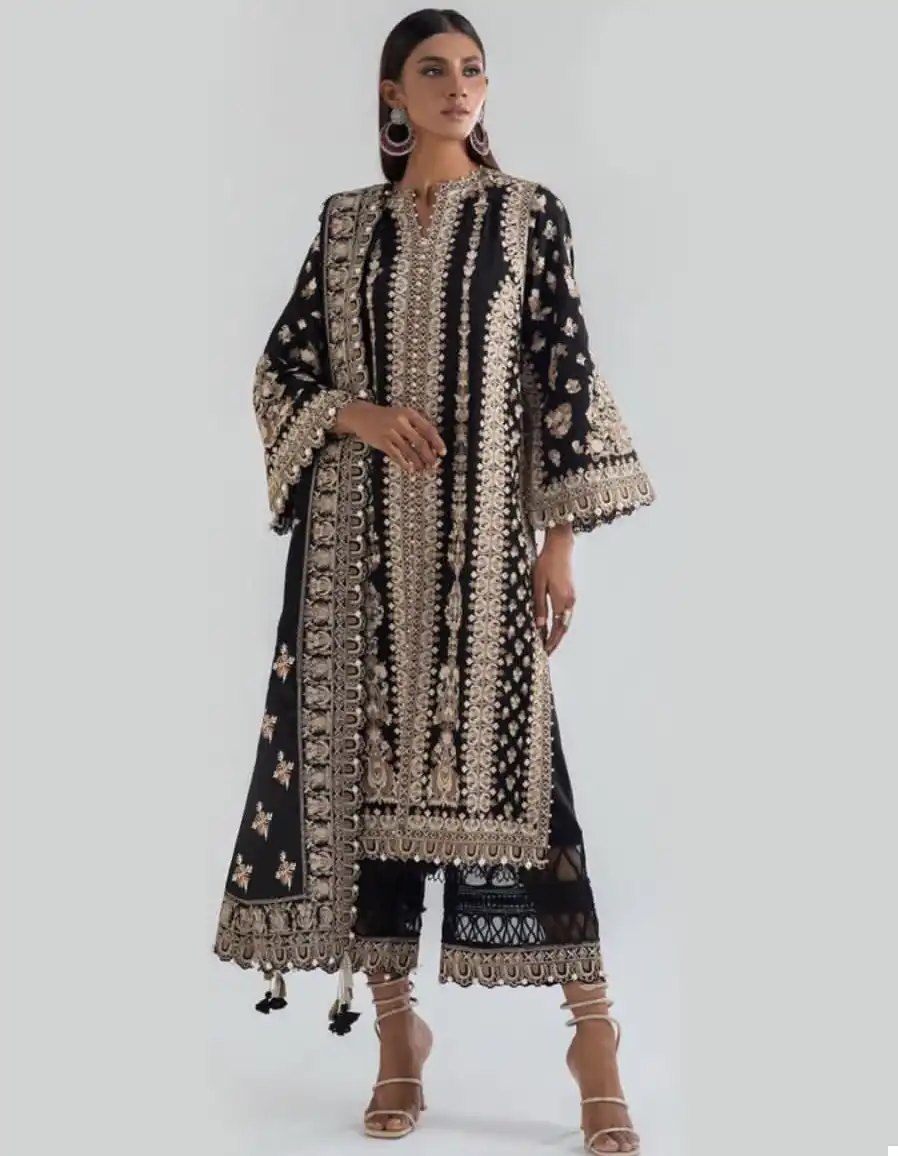 Johra Tex JT-131 Rayon Cotton Wholesale Pakistani Suit — Wholesale Salwar Suits, MPA wholesale from Surat — view 1