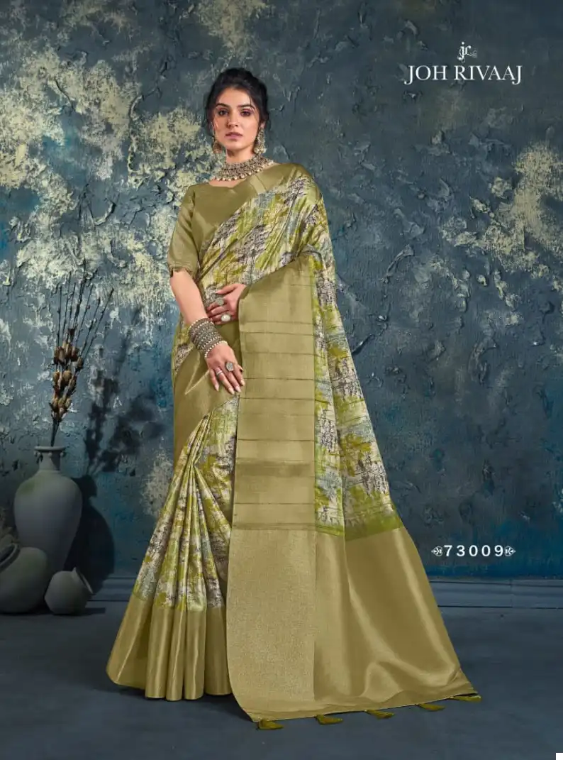 Joh Rivaaj Juhi Chhapa Silk Wholesale Fancy Sarees — Wholesale Sarees, MPA wholesale from Surat — view 2