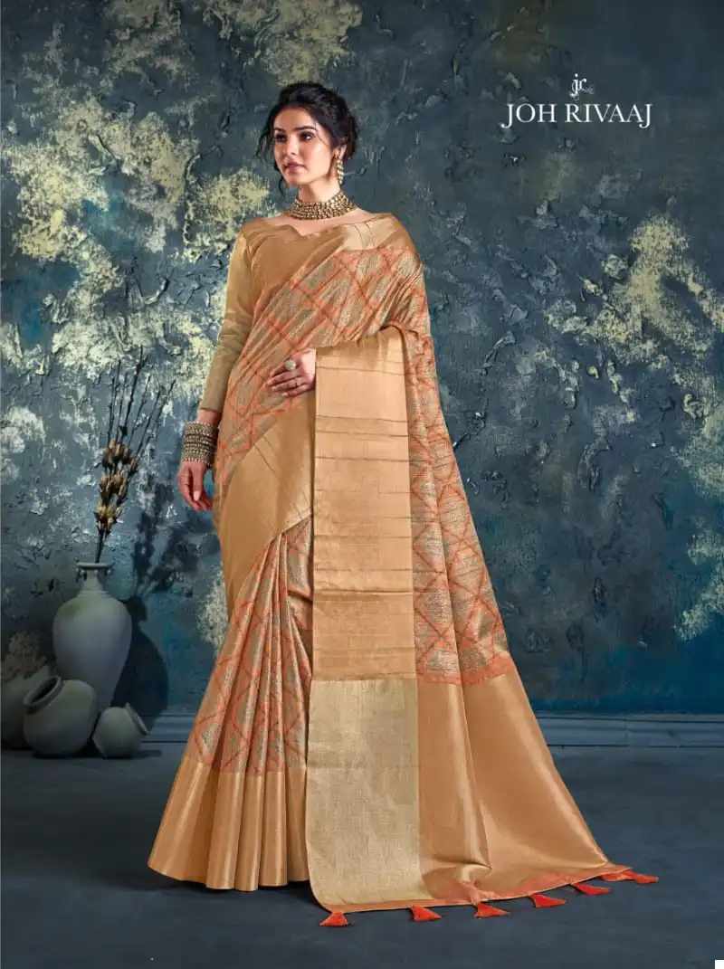 Joh Rivaaj Juhi Chhapa Silk Wholesale Fancy Sarees — Wholesale Sarees, MPA wholesale from Surat — view 9