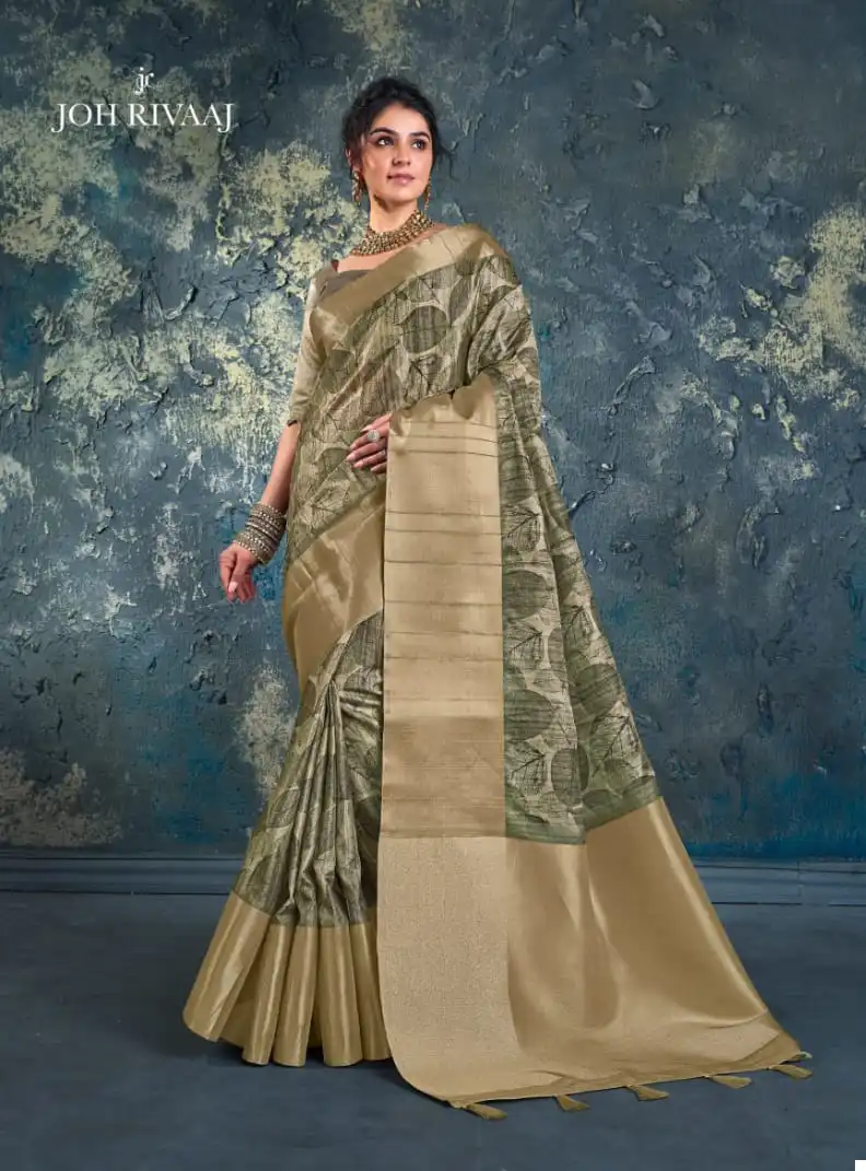 Joh Rivaaj Juhi Chhapa Silk Wholesale Fancy Sarees — Wholesale Sarees, MPA wholesale from Surat — view 5