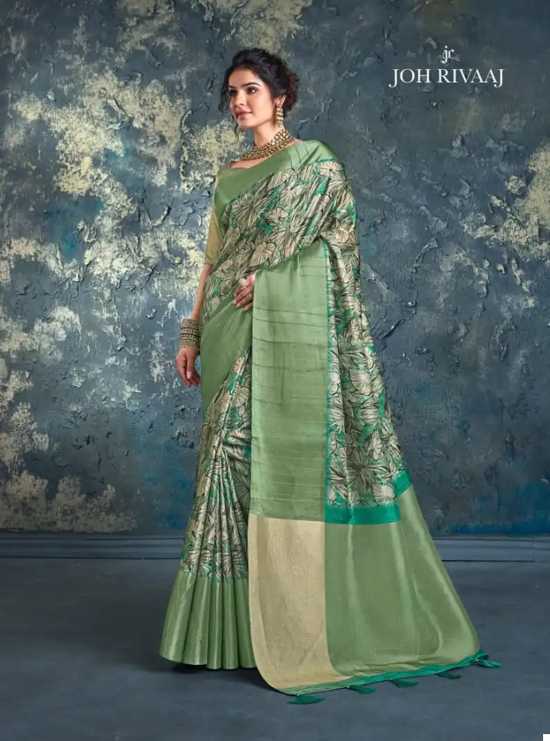 Joh Rivaaj Juhi Chhapa Silk Wholesale Fancy Sarees — Wholesale Sarees, MPA wholesale from Surat — view 6