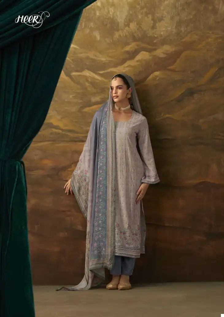 Kimora Jhilmil Pure Muslin Silk Wholesale Salwar Suit Catalog — Wholesale Salwar Suits, MPA wholesale from Surat - Gallery Image 2
