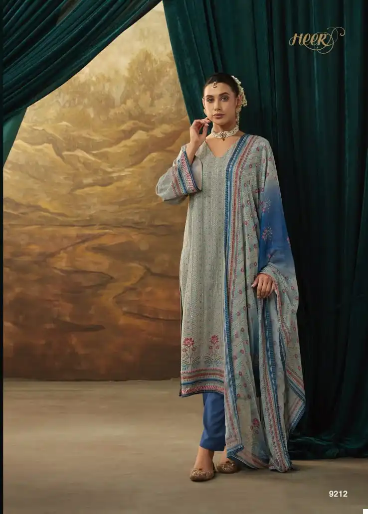 Kimora Jhilmil Pure Muslin Silk Wholesale Salwar Suit Catalog — Wholesale Salwar Suits, MPA wholesale from Surat - Gallery Image 5