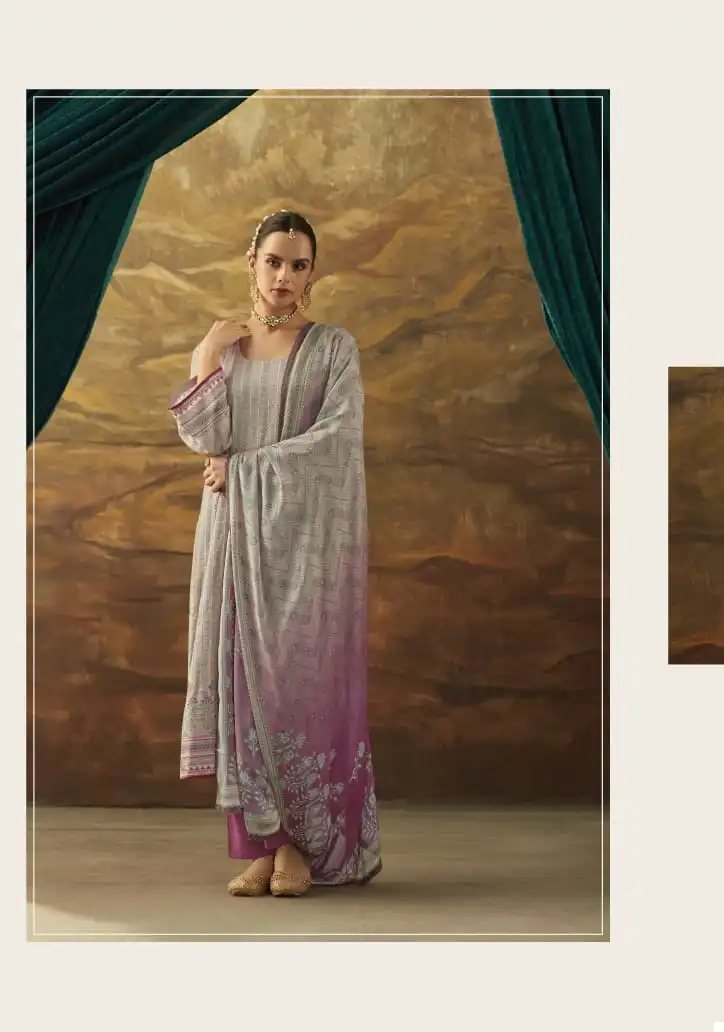Kimora Jhilmil Pure Muslin Silk Wholesale Salwar Suit Catalog — Wholesale Salwar Suits, MPA wholesale from Surat - Gallery Image 6